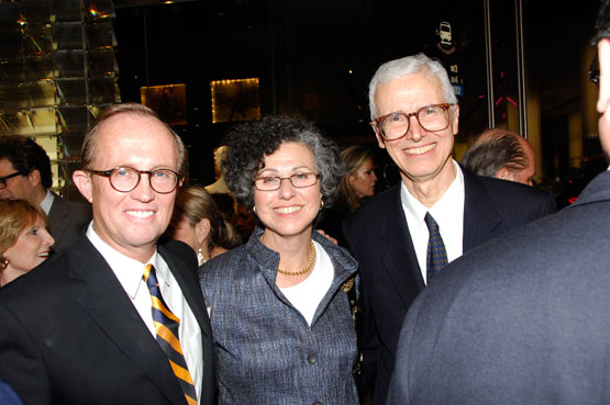 Mark Gilbertson with Marilyn and Tom Block